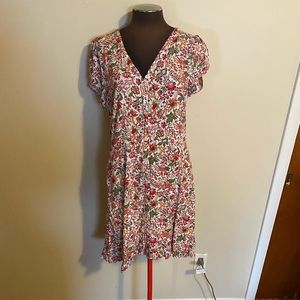 Floral dress by The Loft